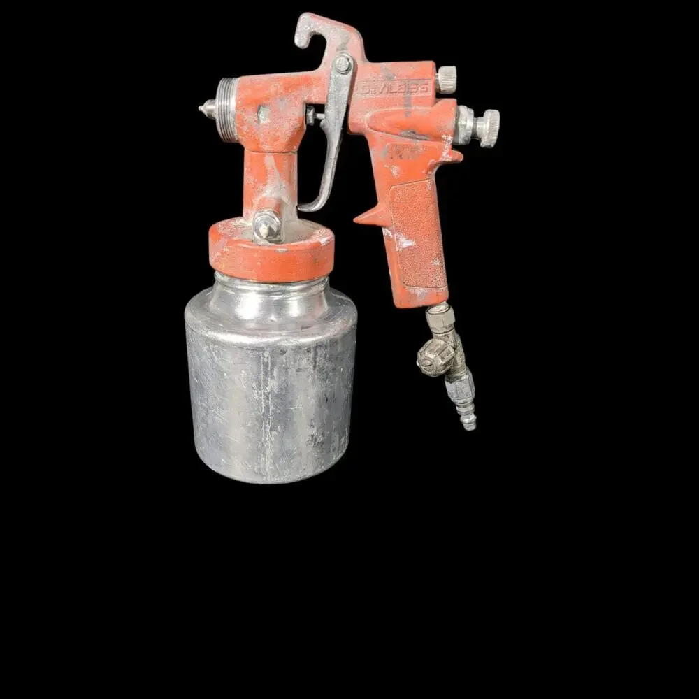 DeVILBISS Paint Sprayer Vintage Spray Gun Model SBG-510 with Canister